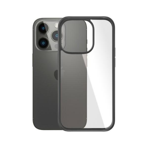 Etui PanzerGlass ClearCase iPhone 14 Pro od frontu i plecki telefonu