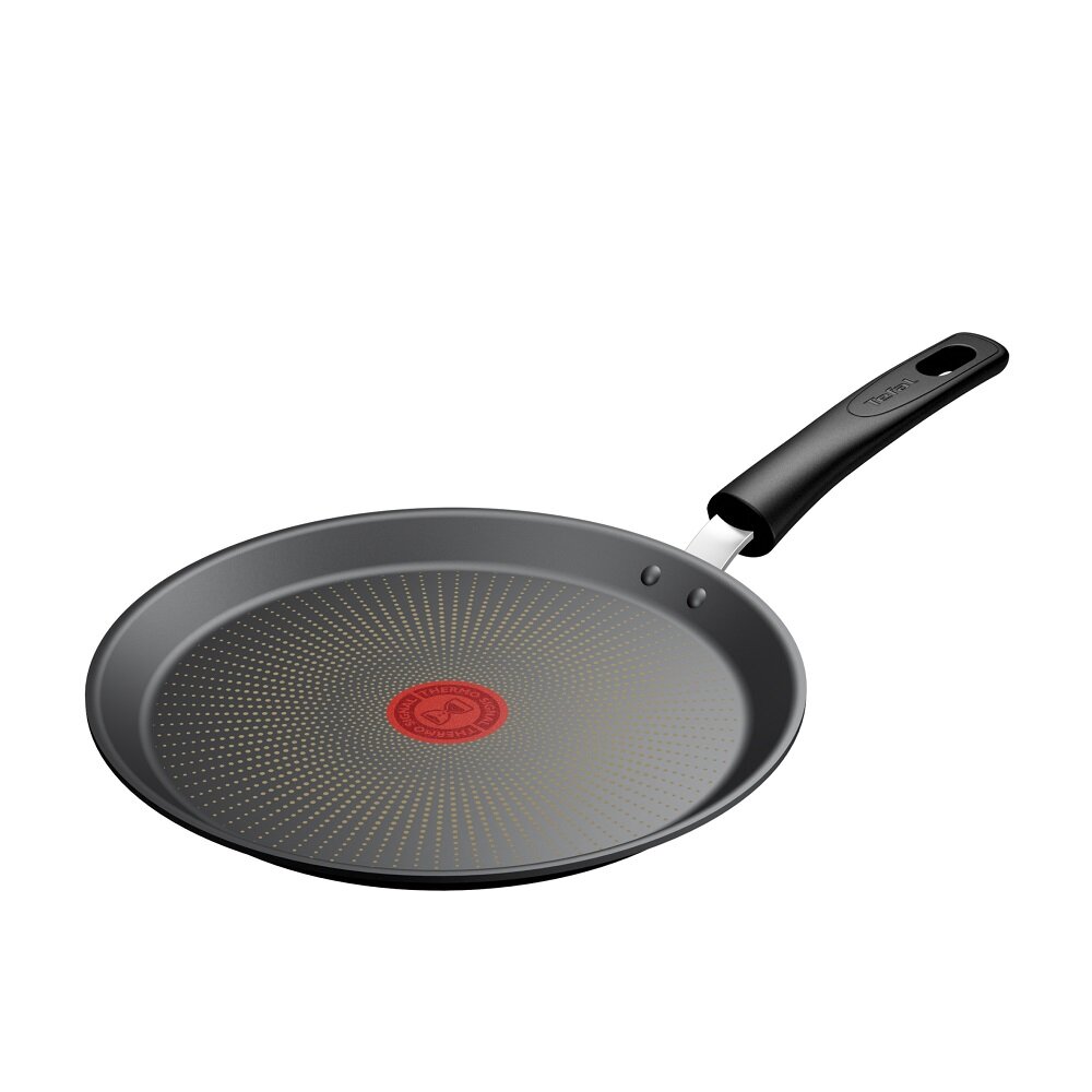 Patelnia do naleśników Tefal Expertise G2843853 grafika przedstawia patelnię pod skosem