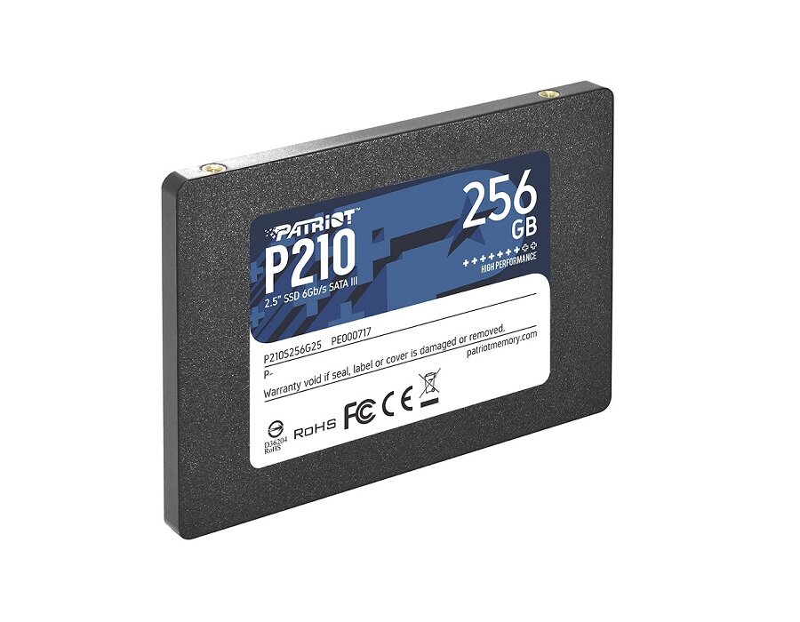 Dysk SSD Patriot P210 256 GB 2.5'' PAPRSS025620 od lewej strony