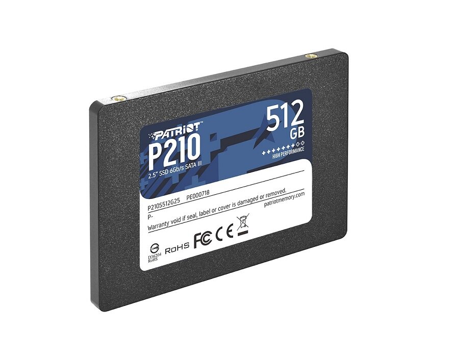 Dysk SSD Patriot P210 512 GB 2.5'' PAPRSS051210 od lewej strony