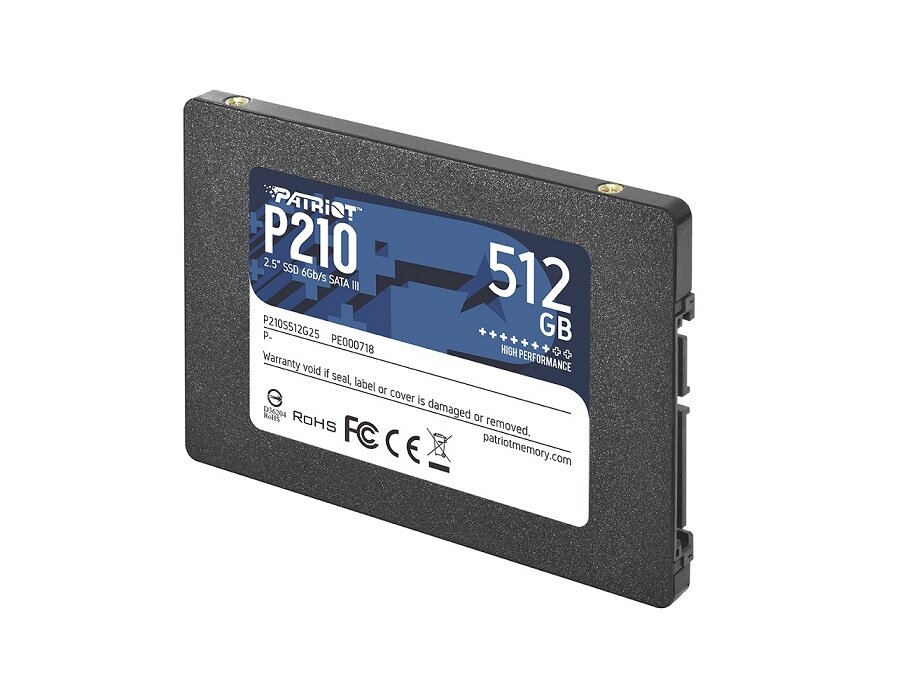 Dysk SSD Patriot P210 512 GB 2.5'' PAPRSS051210 od prawej strony