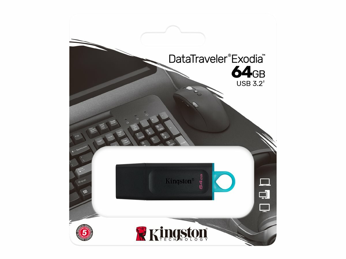 Pendrive Kingston 64GB DataTraveler Exodia DTX/64GB wiok opakowania