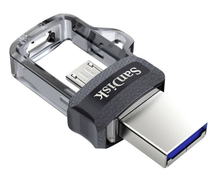 Pendrive SanDisk Ultra Dual Drive m3.0 64GB SDDD3-064G-G46 złącze usb