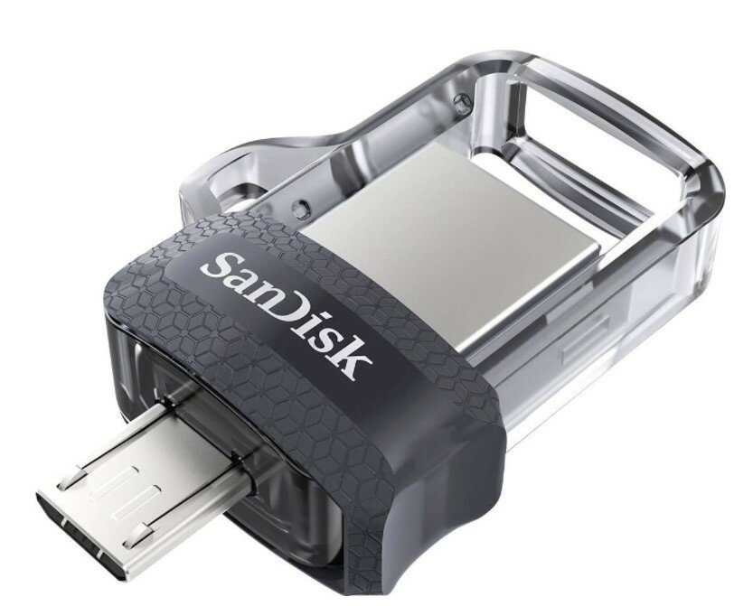 Pendrive SanDisk Ultra Dual Drive m3.0 64GB SDDD3-064G-G46 złącze micro usb