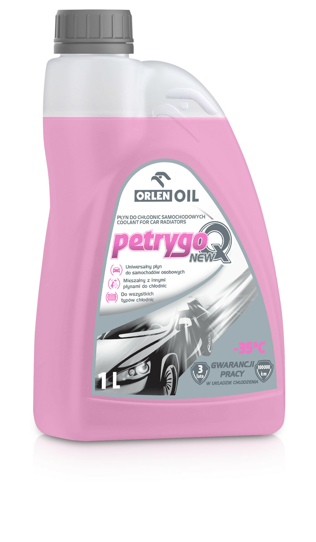 Płyn do chłodnic Orlen Oil Petrygo Q NEW 1000ml frontem