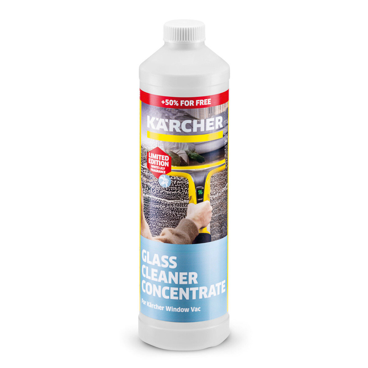 Płyn do czyszczenia szyb Karcher RM 500 750 ml frontem