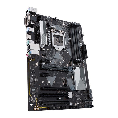 PŁYTA ASUS PRIME B360-PLUS /B360/DDR4/SATA3/M.2/USB3.0/PCIE3.0/S.1151/ATX- front