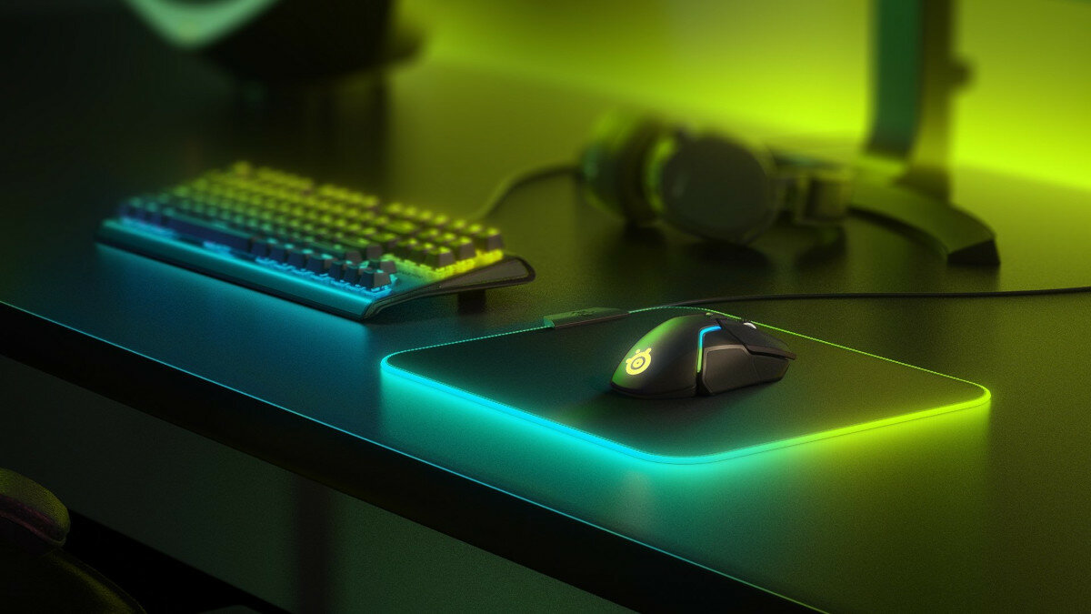 Podkładka pod mysz SteelSeries QcK Prism Cloth średnia myszka na podkładce