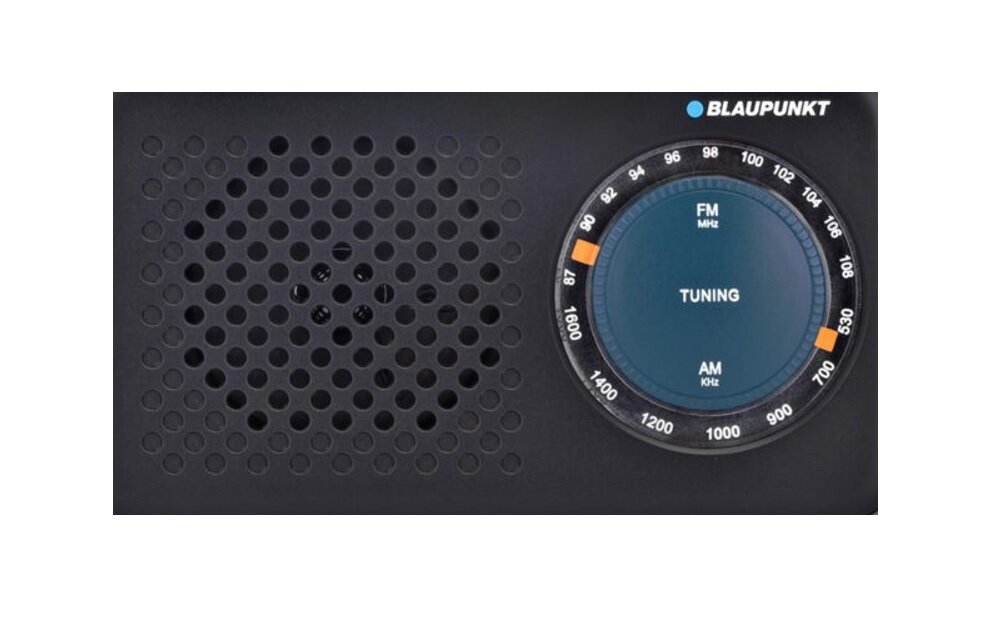 Radio Blaupunkt PR9BK przenośne pokazane radio z bliska