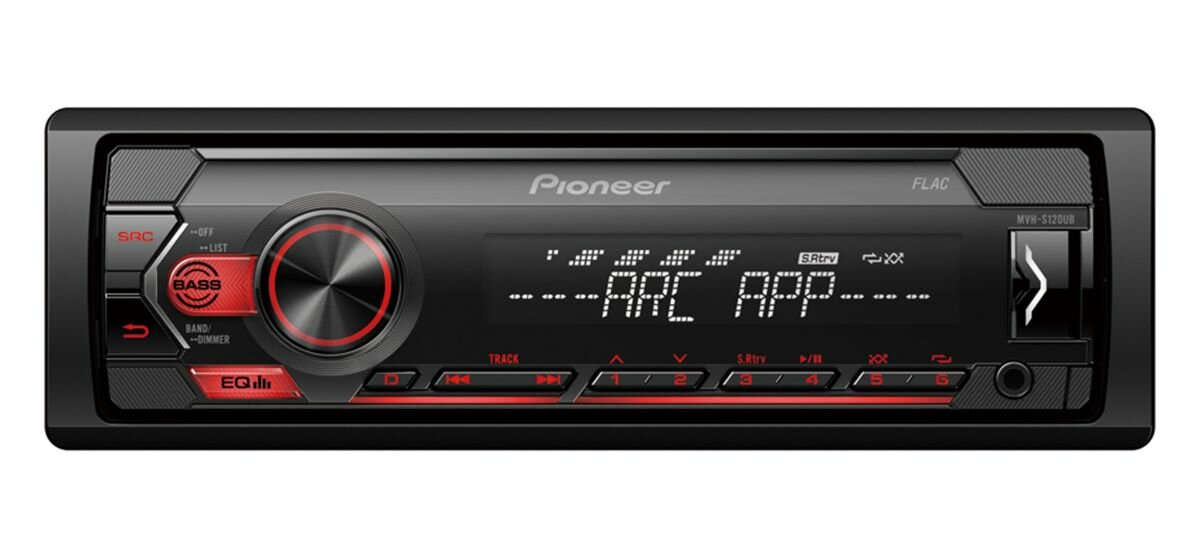 Radioodtwarzacz Pioneer MVH-S120UB przód