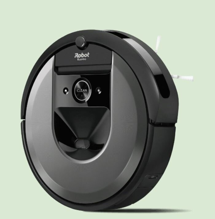 Robot sprzątający iRobot Roomba i7 WiFi widok pod skosem