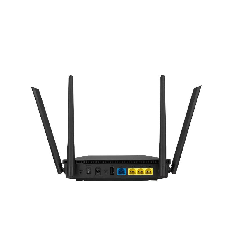 Router Asus RT-AX53U tył i podłączenia