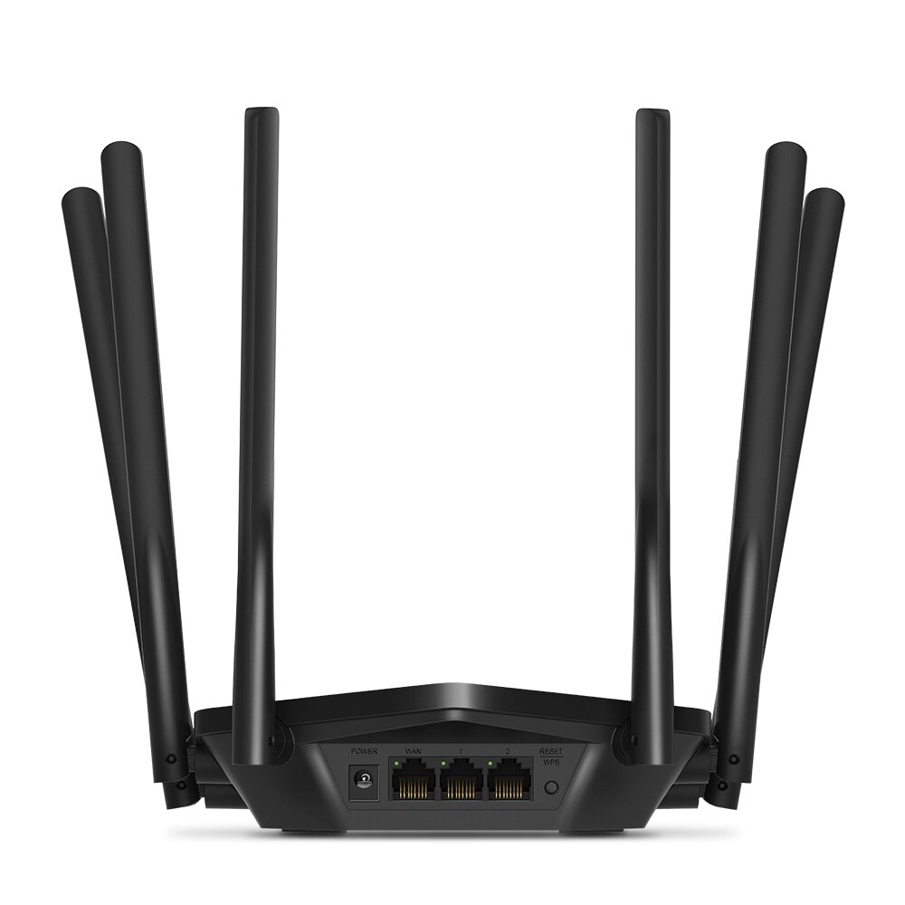 Router Mercusys MR50G Czarny z tyłu