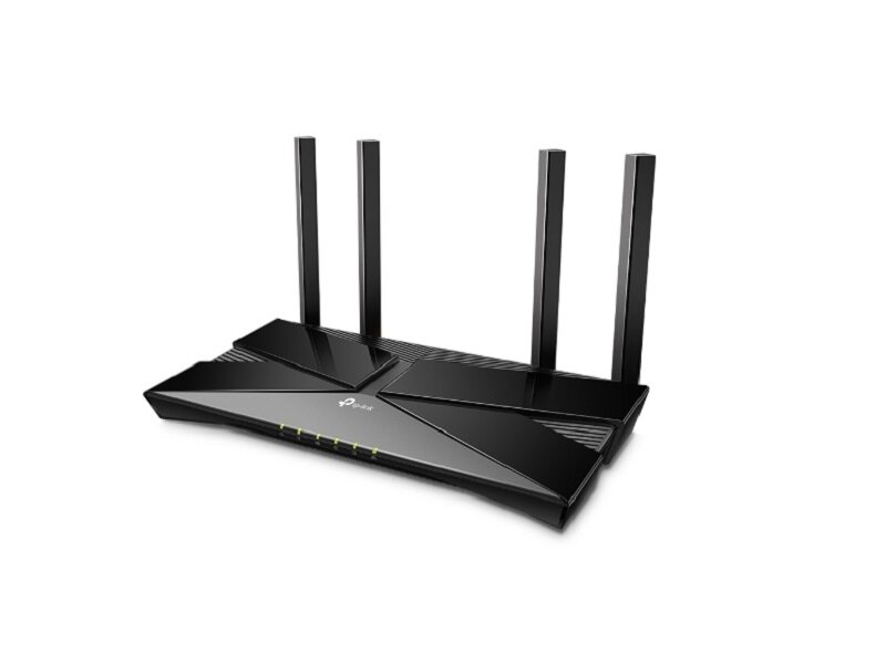 Router TP-Link Archer AX10 SBTPRUBZ6010 widok na router pod skosem w lewo