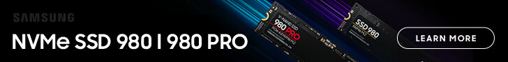 Dysk SSD Samsung 980 widok na banner promocyjny