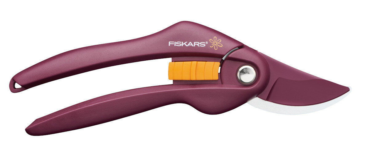 Sekator nożycowy Fiskars Inspiration Merlot P26 frontem