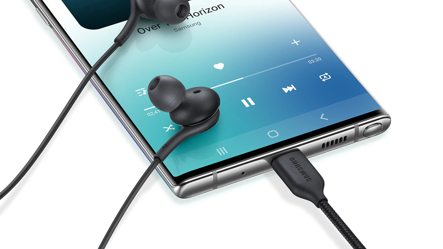 Słuchawki Samsung by AKG ze złączem USB-C biały EO-IC100BWEGEU