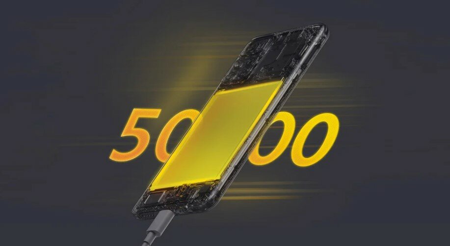 Smartfon Xiaomi POCO M4 PRO 5G 4/64GB Cool Blue bateria o pojemności 5000 mAh