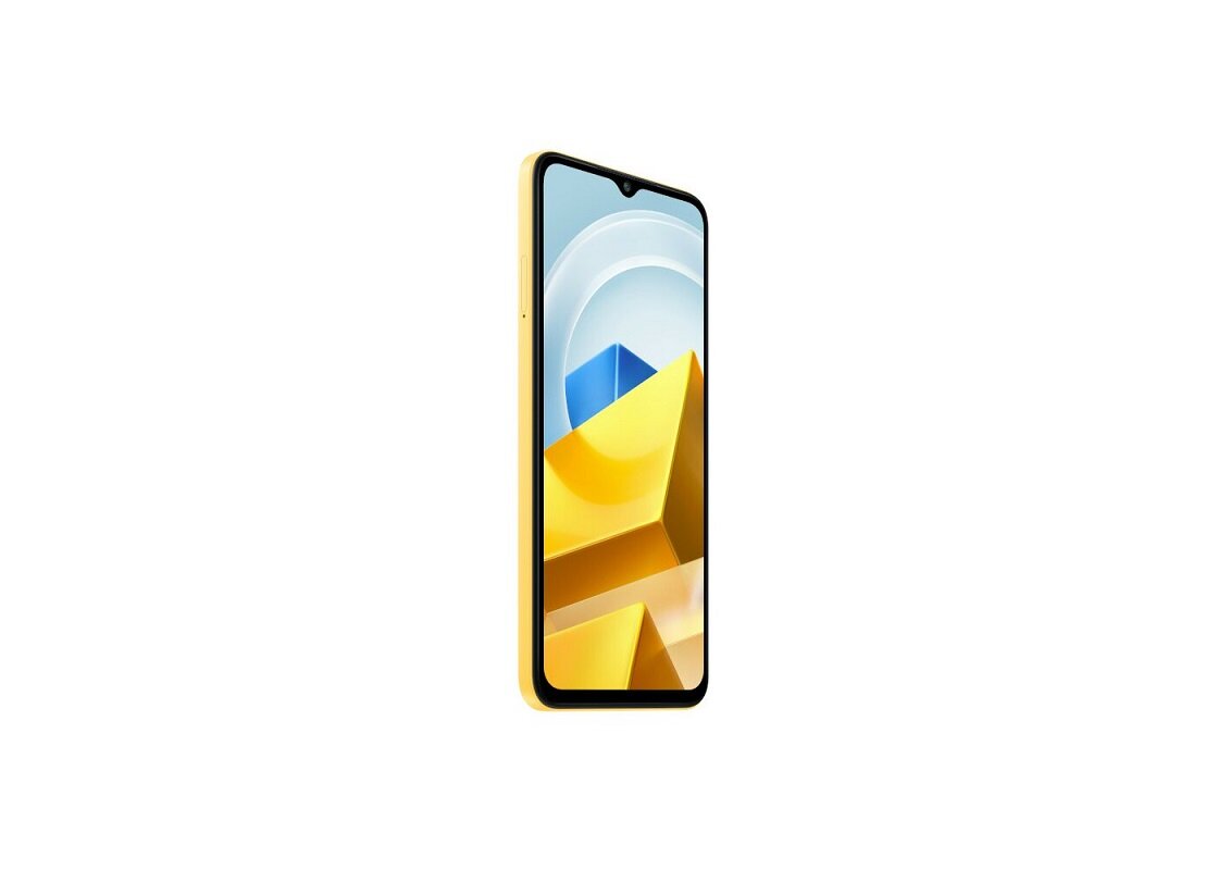 Smartfon POCO M5 na białym tle