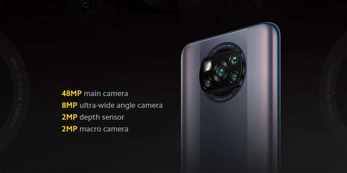 Smartfon Xiaomi POCO X3 Pro 8/256 Metal Bronze tylny aparat