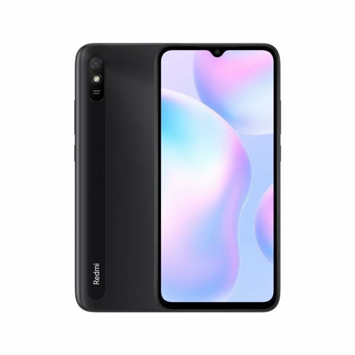 Smartfon Xiaomi Redmi 9A - z przodu i z tyłu