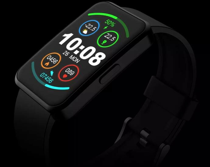 Smartwatch Blackview R5 różowy wyświetlacz