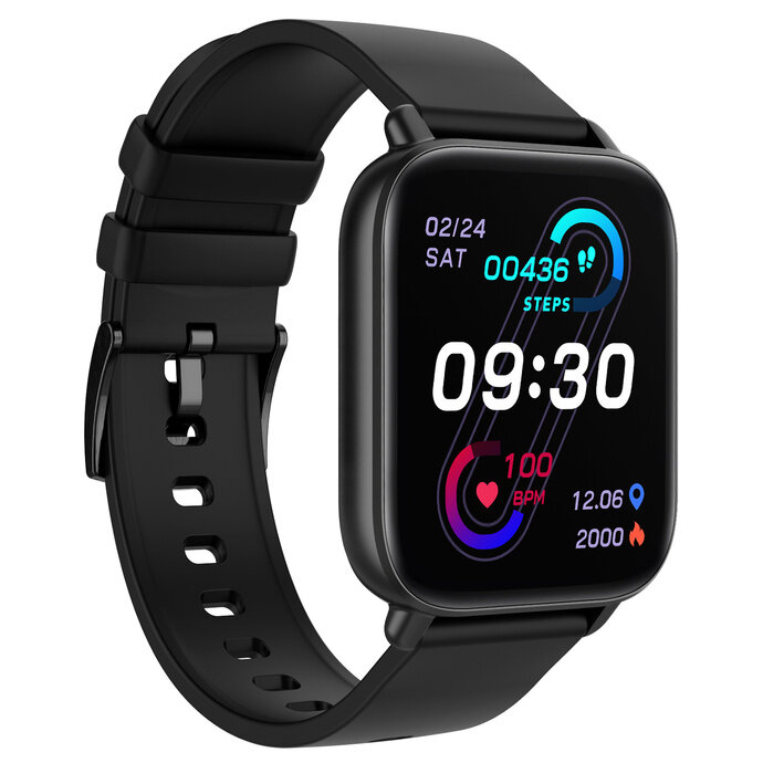 Smartwatch Denver SWC-363 czarny widok pod skosem