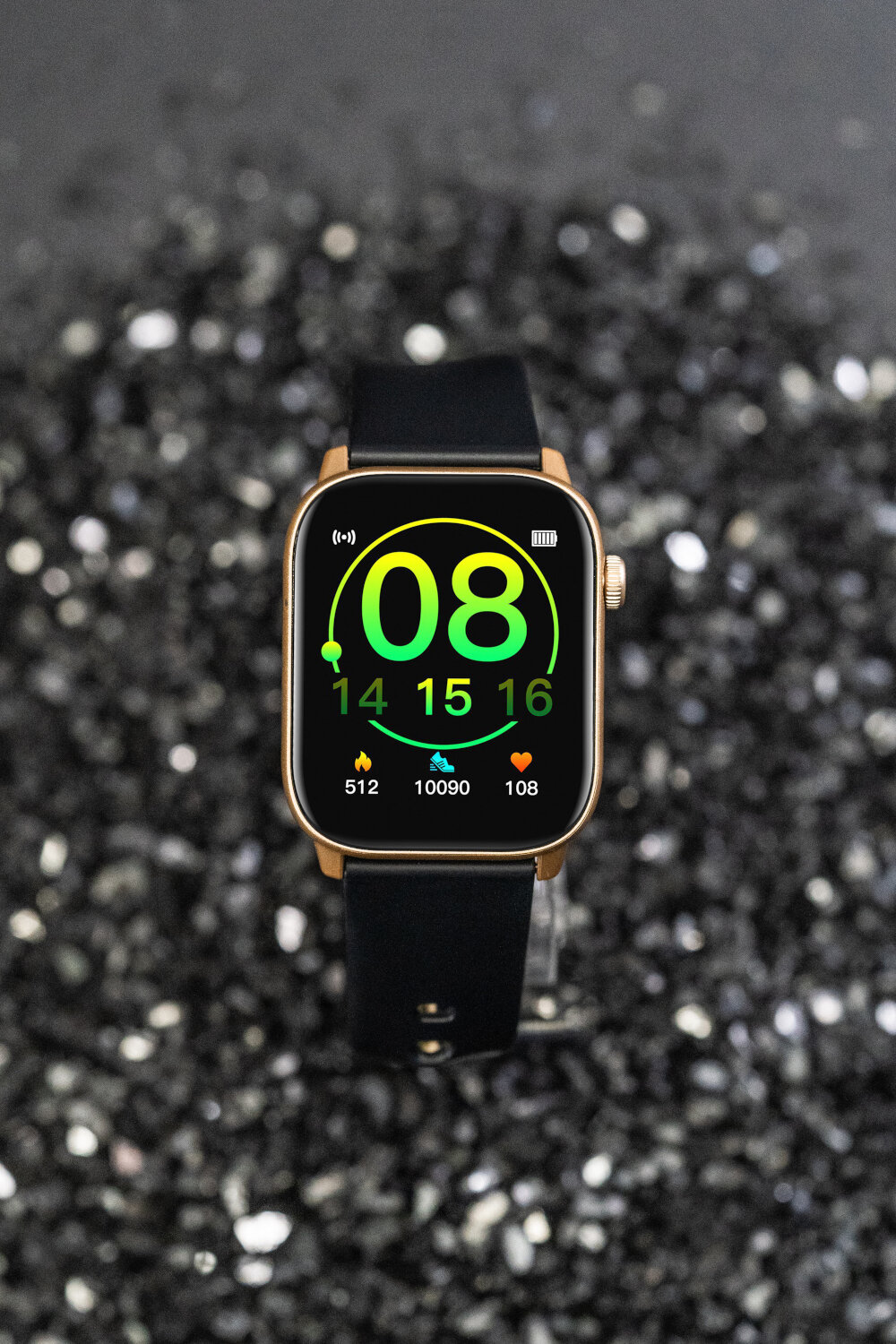 Smartwatch Oromed ORO-SMART FIT 6 włączony ekran