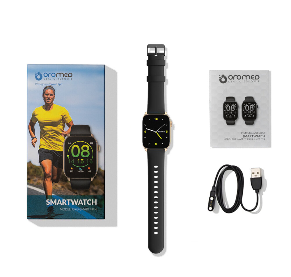 Smartwatch Oromed ORO-SMART FIT 6 zestaw