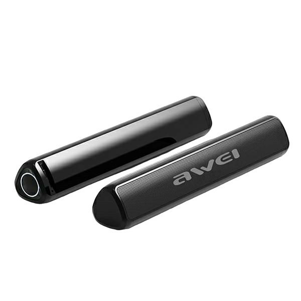 Soundbar Awei Y333 1800 mAh widok na dwa soundbary od tyłu i przodu