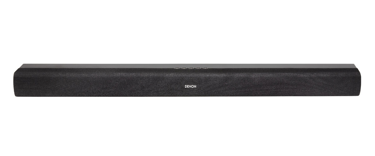 Soundbar Denon DHT-S216 czarny od frontu na białym tle