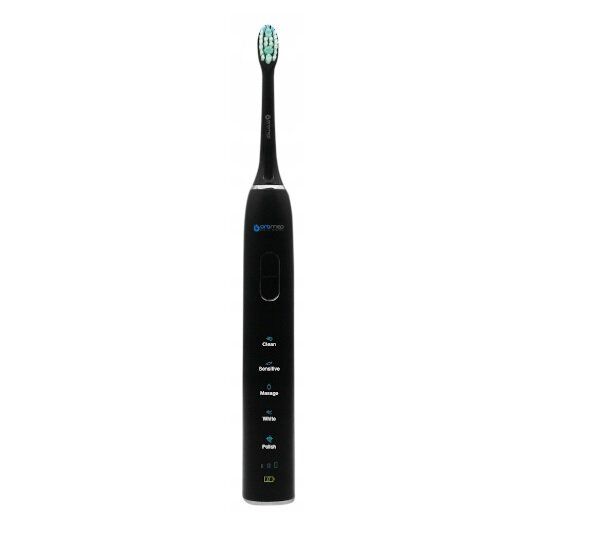 Szczoteczka do zębów Oromed Oro-Brush Black Soniczna z przodu