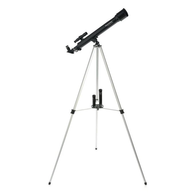 Teleskop Celestron Powerseeker 50 azymutalny na trójnogu od boku