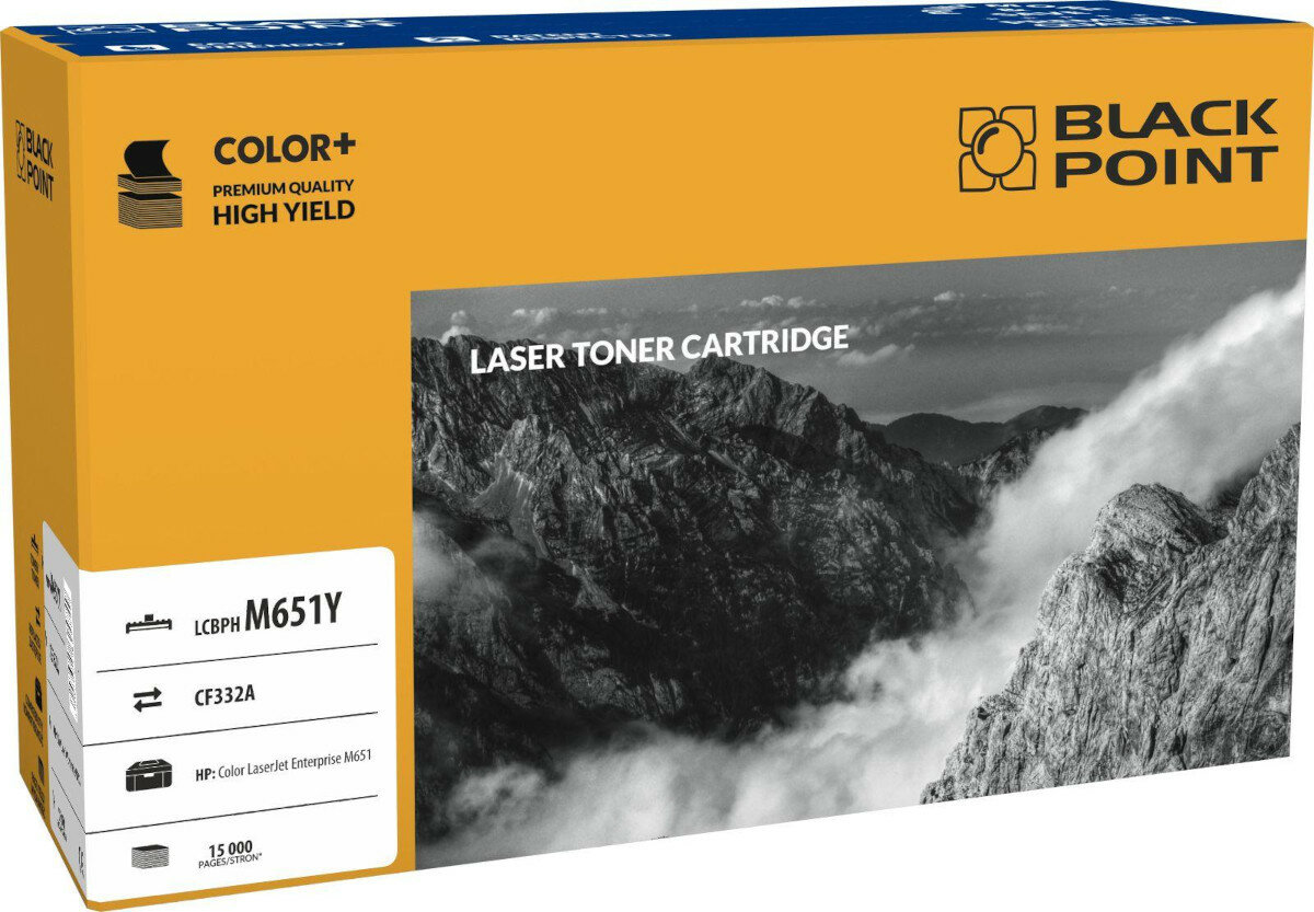 Toner Black Point LCBPHM651Y widok na front