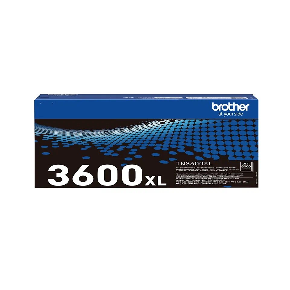 Toner Brother TN-3600XL czarny widok na opakowanie od frontu