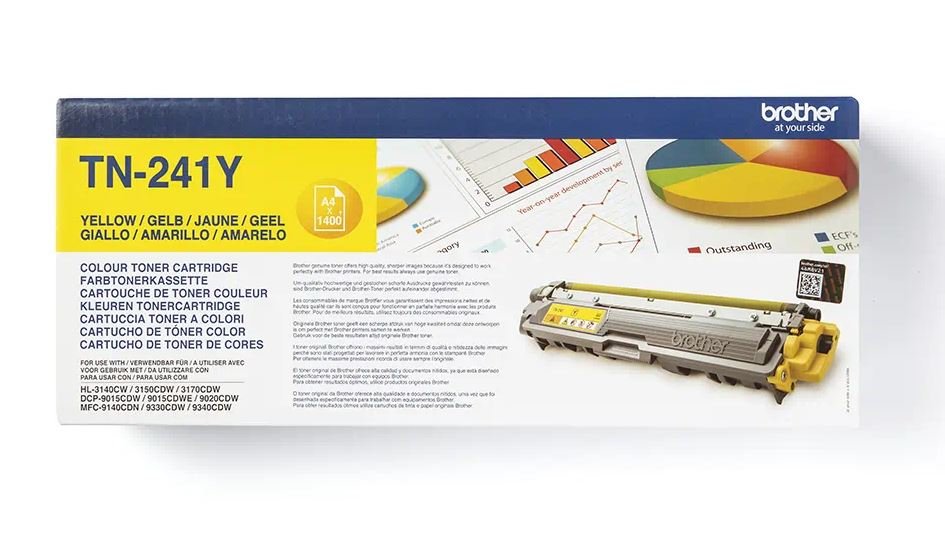 Toner Brother Yellow TN-241Y widok opakowania z przodu