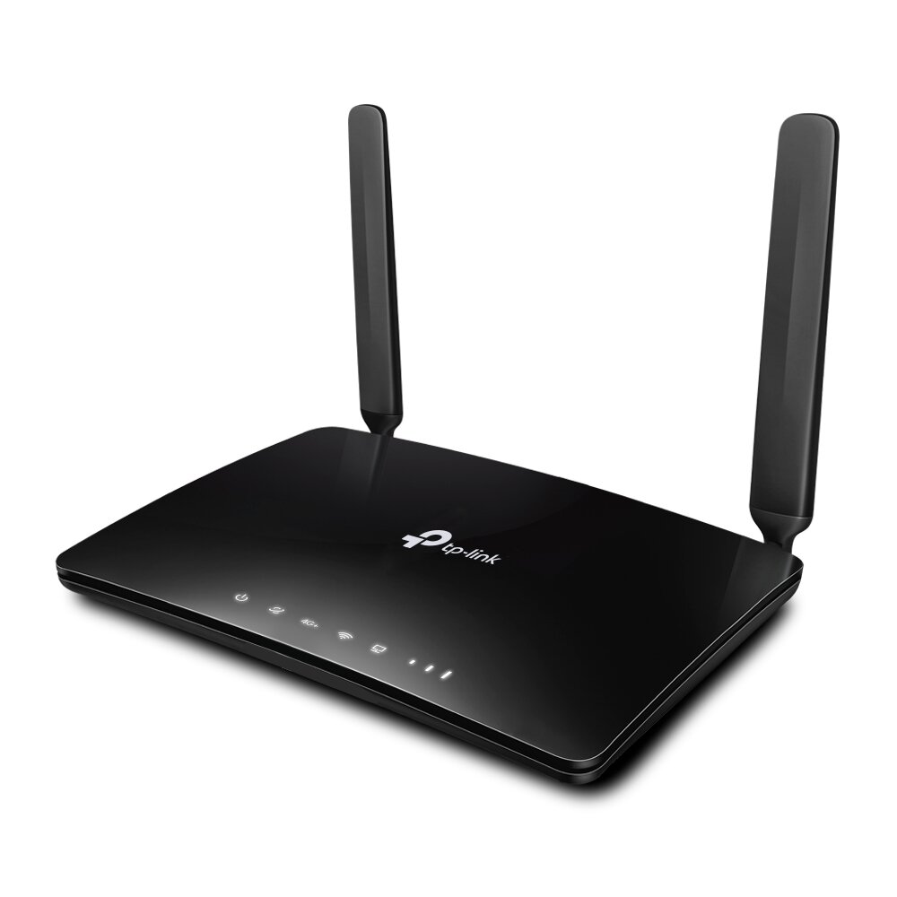 Router TP-Link Archer MR600 pod kątem od lewej strony 