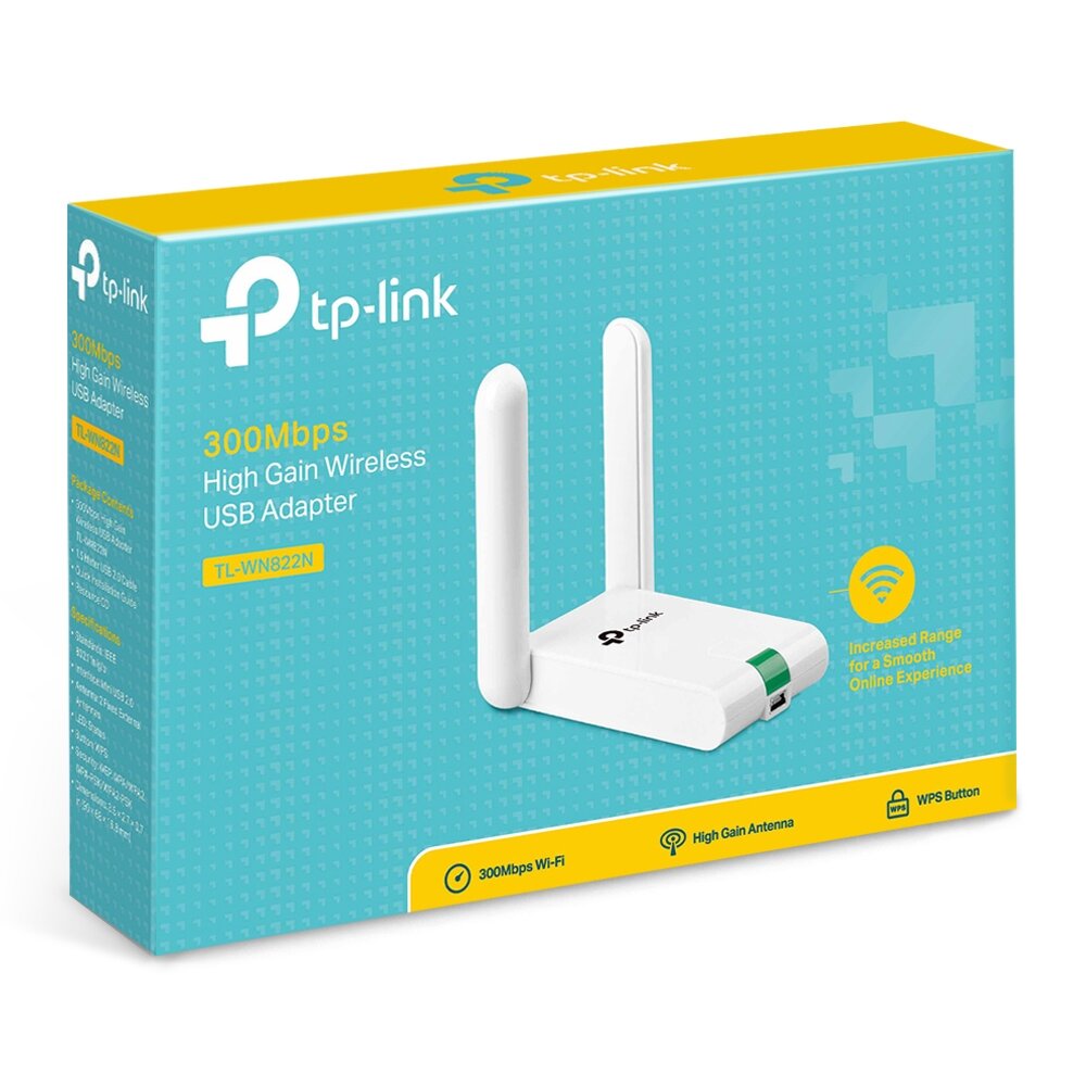 Karta sieciowa TP-Link TL-WN822N 300 Mb/s opakowanie