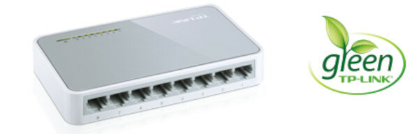 Przełącznik TP-Link TL-SF1008D 8 portów 10/100Mb/s technologia Green TP-LINK