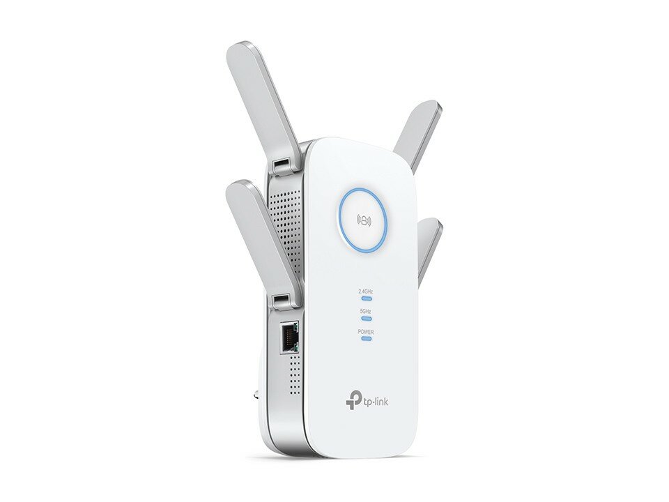 Router TP-Link Transmiter AC2600 RE650 widok bokiem