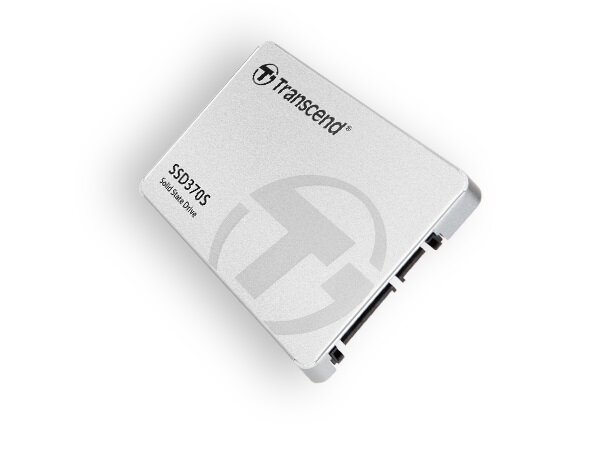 Dysk SSD Transcend 370S widok na dysk pod skosem w lewo