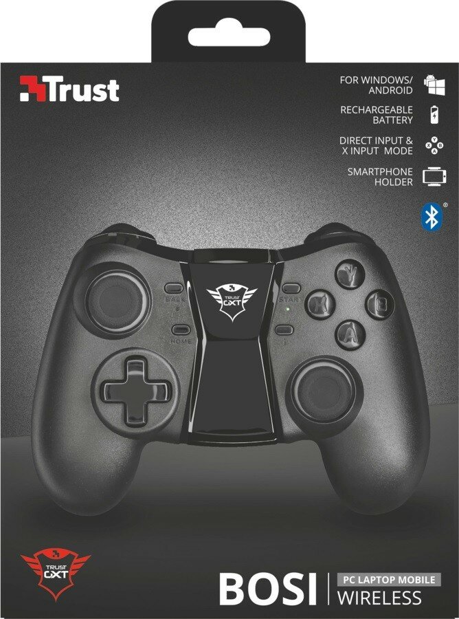 Kontroler Trust GXT 590 Bosi Gamepad zdjęcie pudełka kontrolera