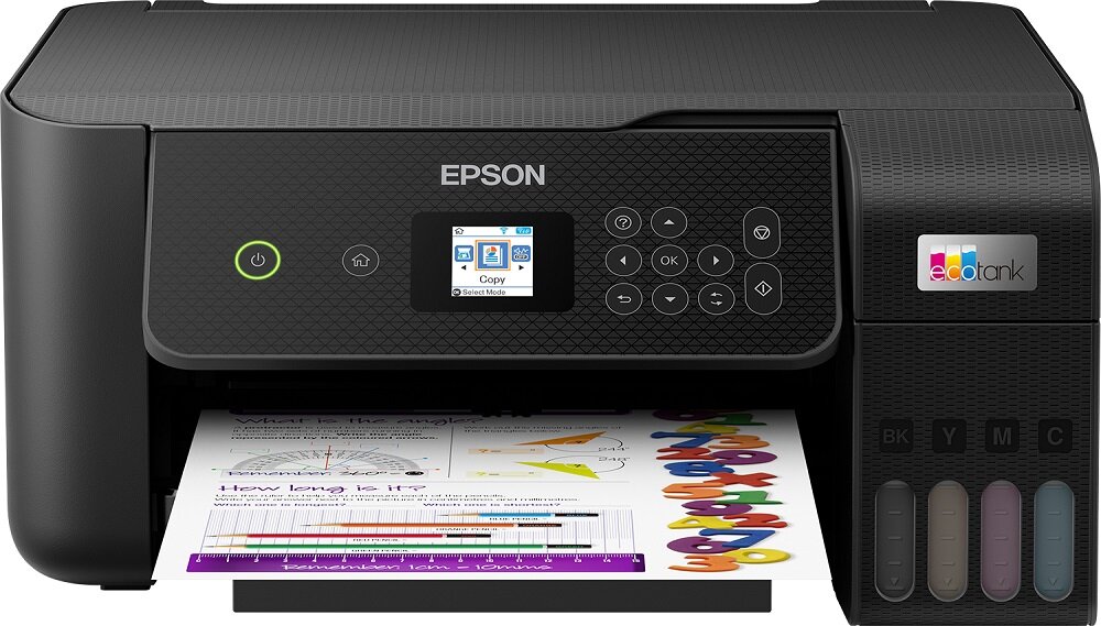 Urządzenie wielofunkcyjne Epson EcoTank L3260 widok na urządzenie od frontu