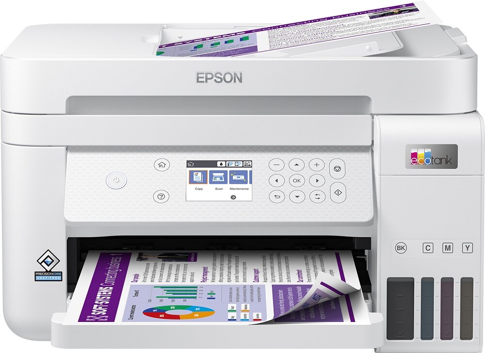 Urządzenie wielofunkcyjne Epson EcoTank L6276 widok na urządzenie od frontu