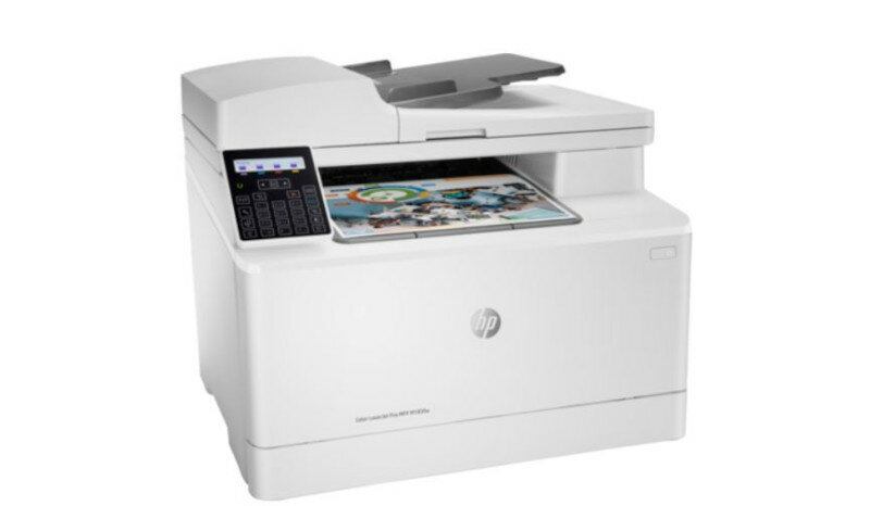 LaserJet Pro M183fw 7KW56A widok z lewej strony