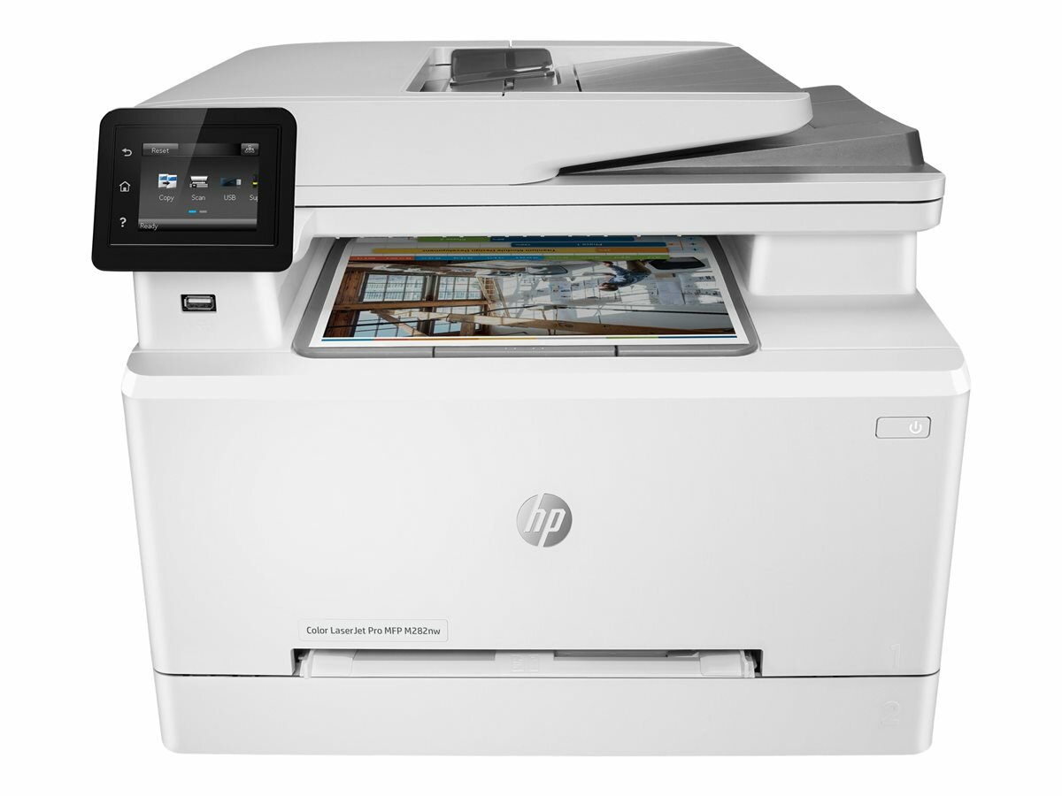 Urządzenie wielofunkcyjne HP Color LaserJet Pro MFP M282nw WiFi widok urządzenia od przodu