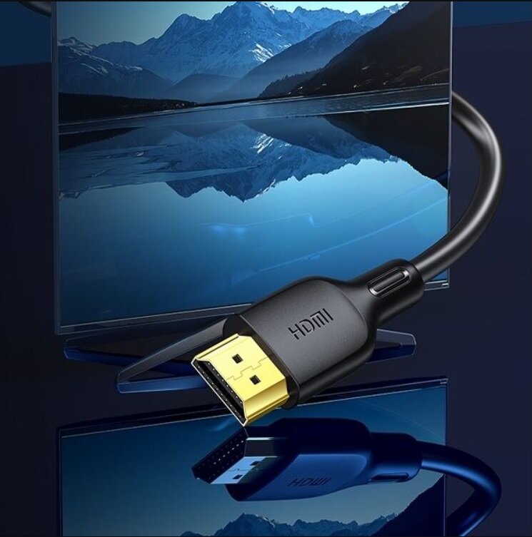 Kabel HDMI - HDMI Usams US-SJ427 3m czarny frontem