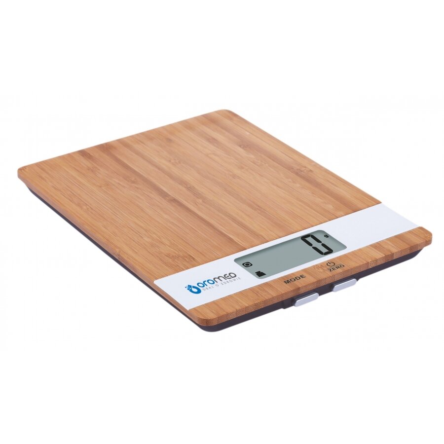 Waga kuchenna Oromed Oro-Kitchen Scale z góry pod skosem w prawo