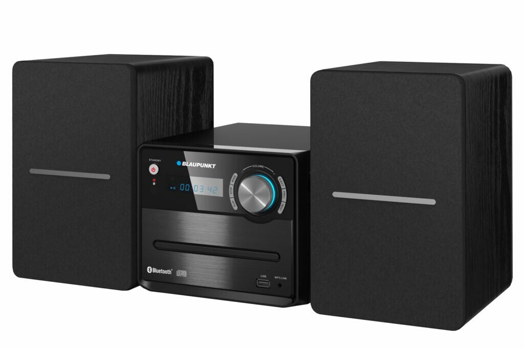 Wieża Blaupunkt MS13BT Bluetooth widok pod skosem