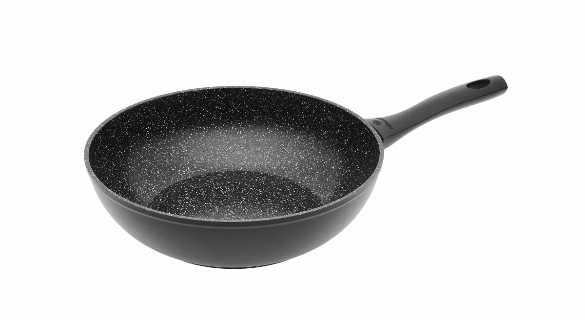 Patelnia Wok Gerlach GRANITEX bok